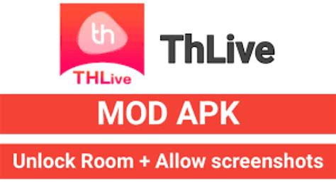 THlive Mod Apk V1.3.4 (Premium/ Unlock Rooms) No Login.